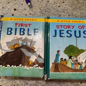 First Bible and Story of Jesus Books